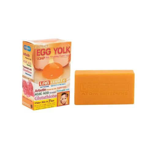 Extract Egg Yolk Lab White Atom Whitening Soap -160g