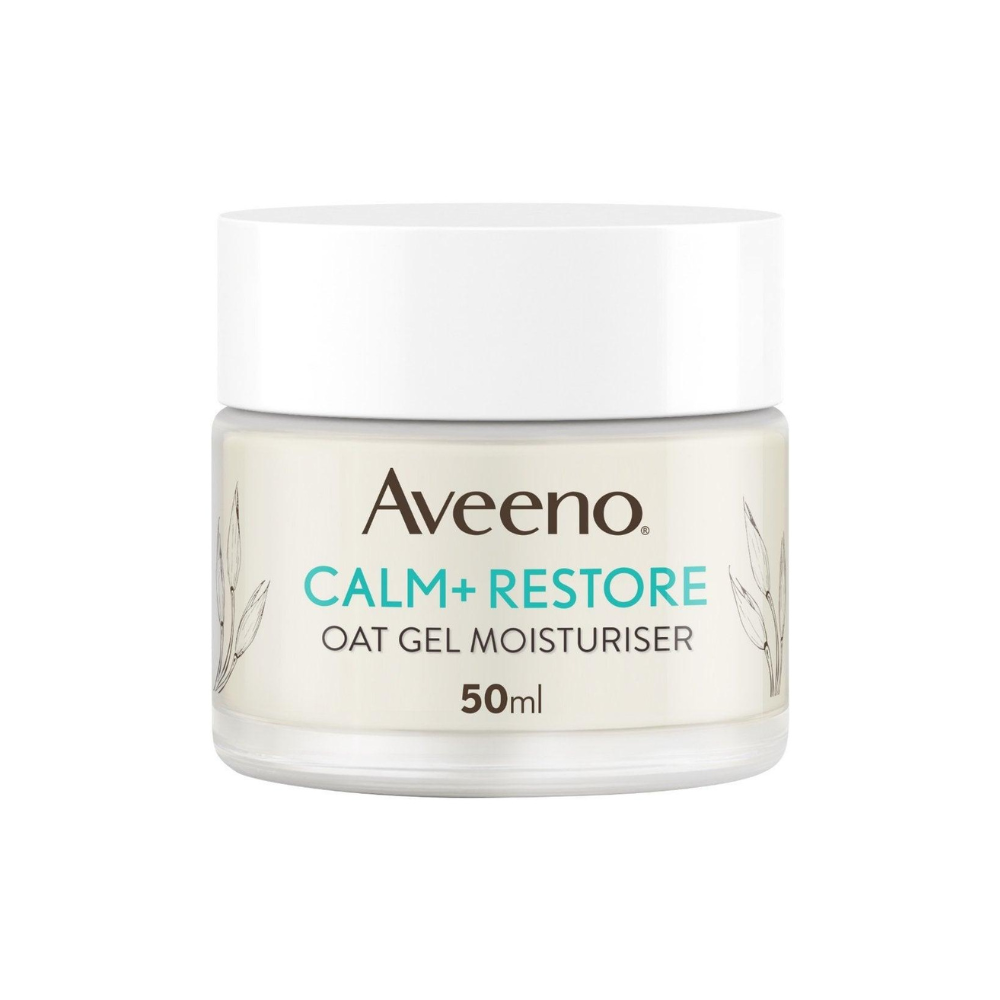 Aveeno Face Calm + Restore Oat Gel Moisturiser - 50ml
