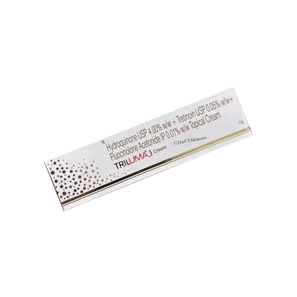 Triluma Hydroquinone USP 4.00% W/W + Tretinoin USP 0.05% W/W + Fluocinolone Acetonide IP 0.01% W/W Topical Cream