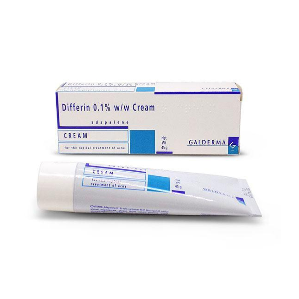 Differin 0.1% w//w cream - 45g