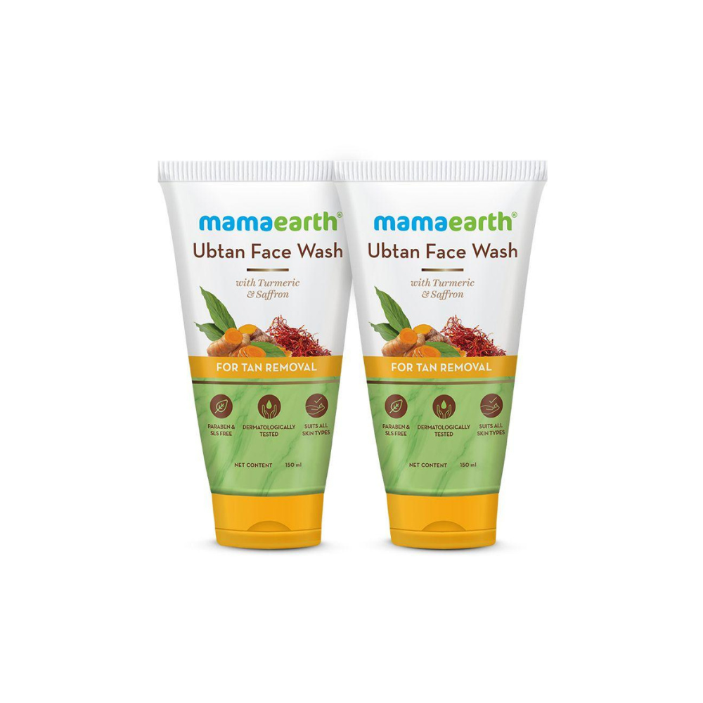 Mamaearth Ubtan Natural Face Wash for TAN (All Skin Type) - 150ml