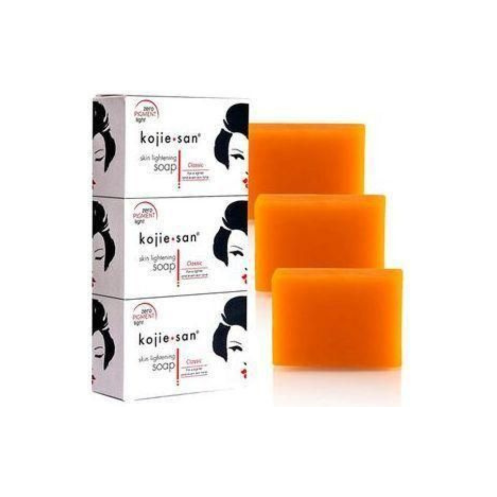 Kojie San Skin Lightening Soap (Kojic Acid Soap) 100G Pack Of 3
