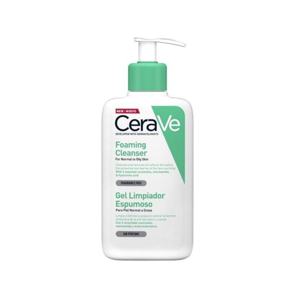 CeraVe Foaming Facial Cleanser Normal and Oily Skin - 236ml