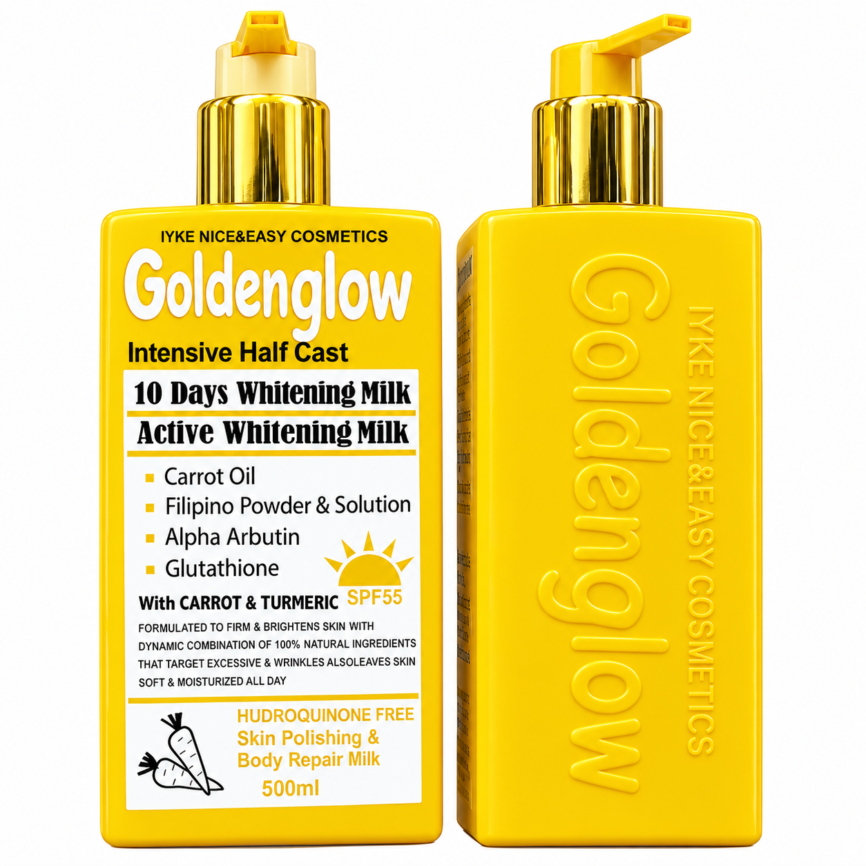 Goldenglow Intensive Half Cast Body Milk 500ml