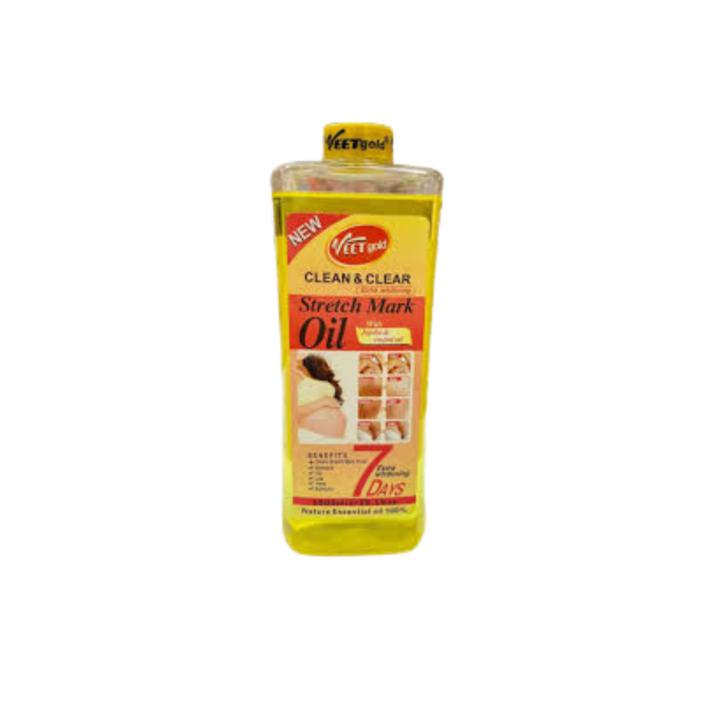Veet Gold Clean & Clear Stretch Mark Oil – 1000ml