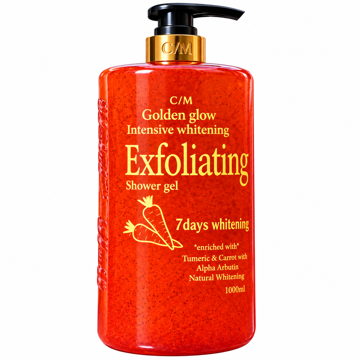 C/M Golden Glow Exfoliating Shower Gel 1000ml