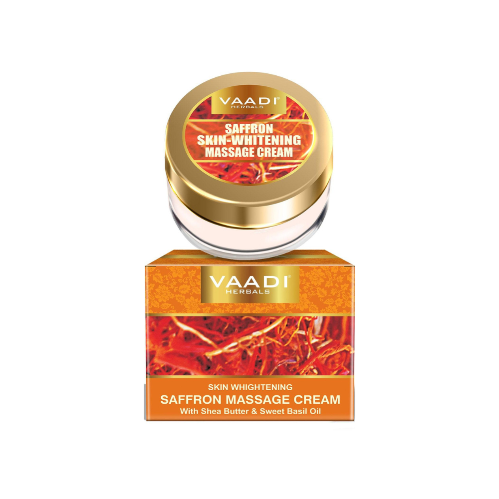 Vaadi Herbals Saffron Skin Whitening Massage Cream - 50g