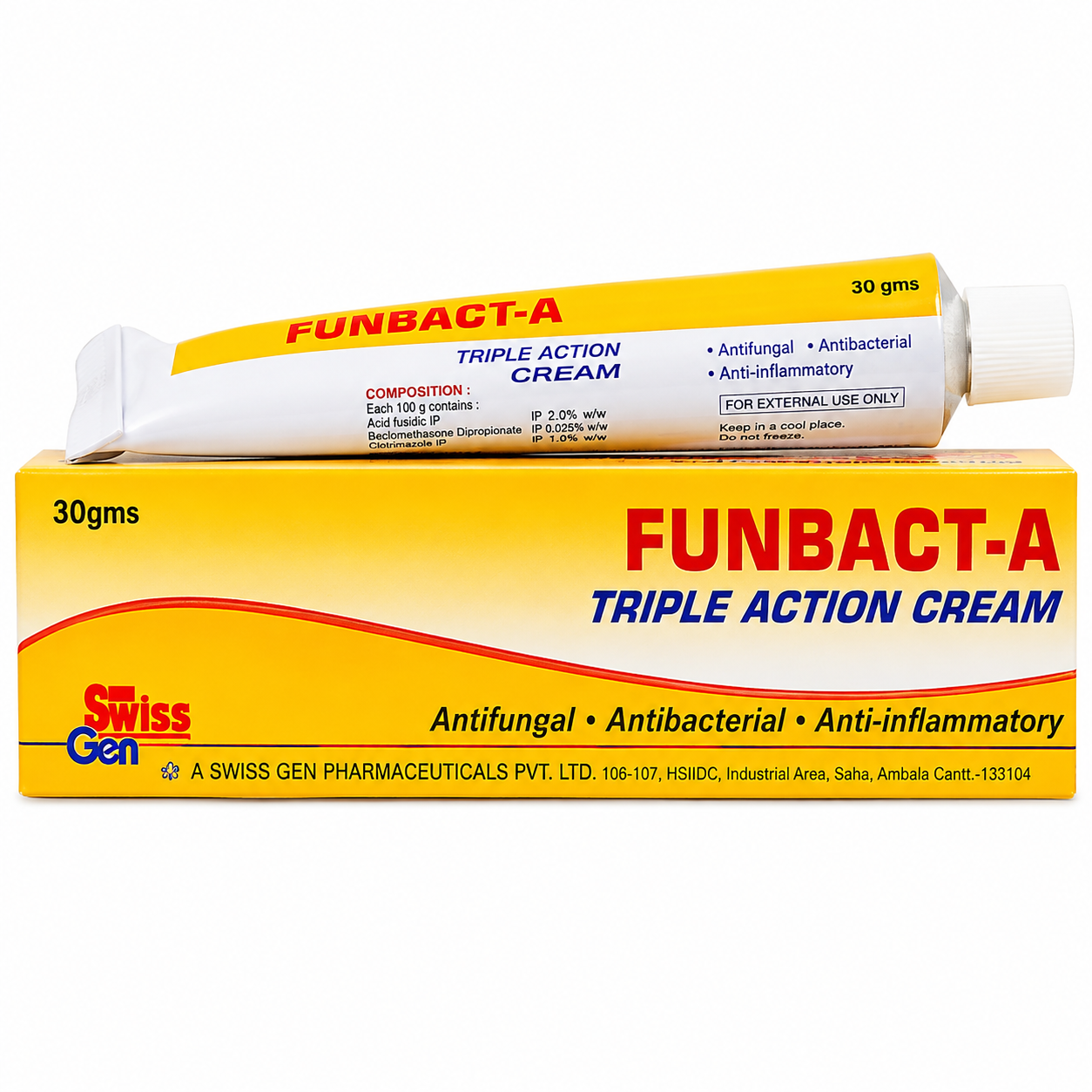 Funbact-A Triple Action Cream 30g