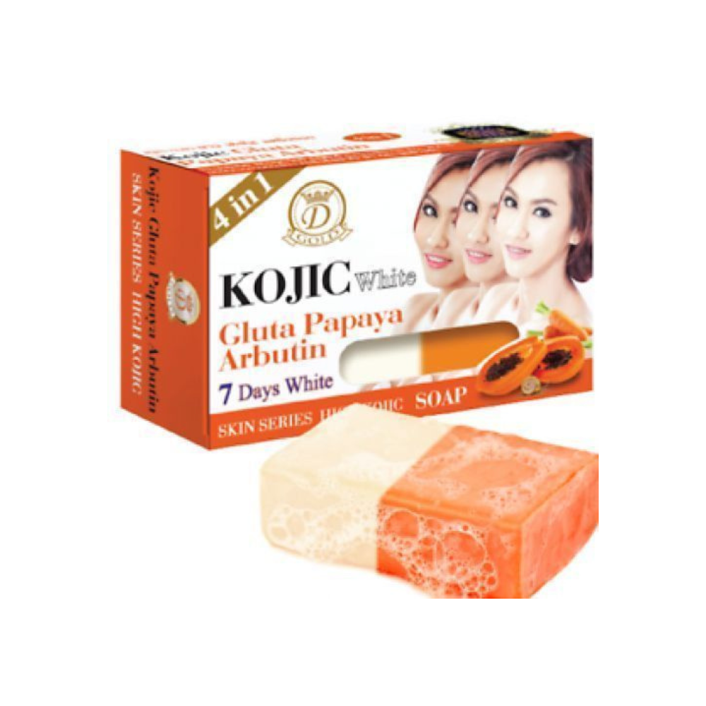 Kojic White Gluta Papaya Arbutin Soap (4 in 1)