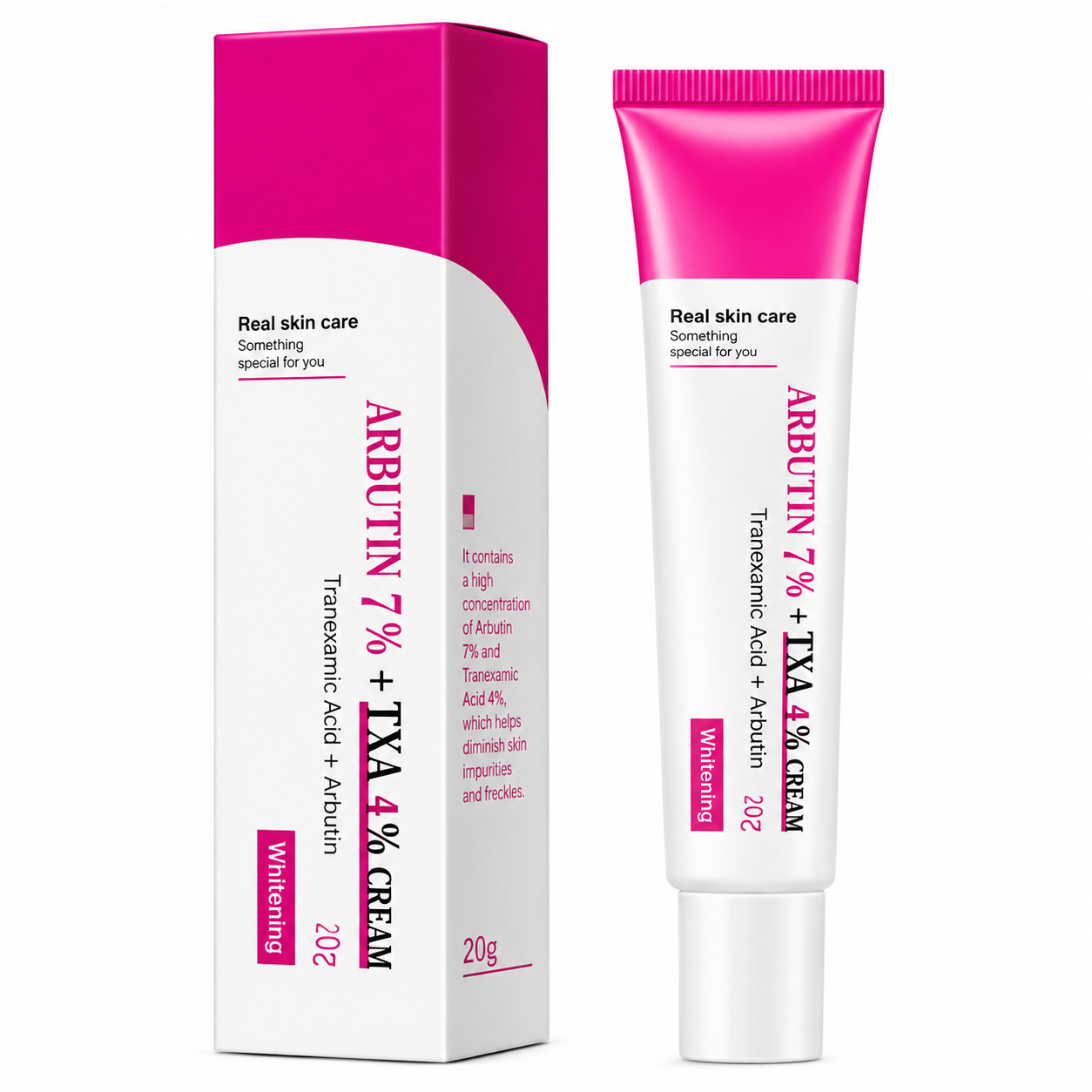 Arbutin 7% + Tranexamic Acid 4% Cream – 50g