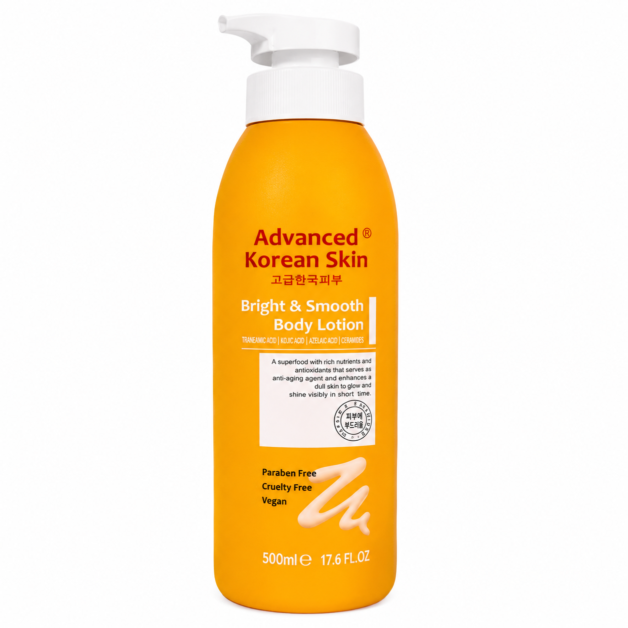 Advanced Korean Bright & Smooth Body Lotion - 500g