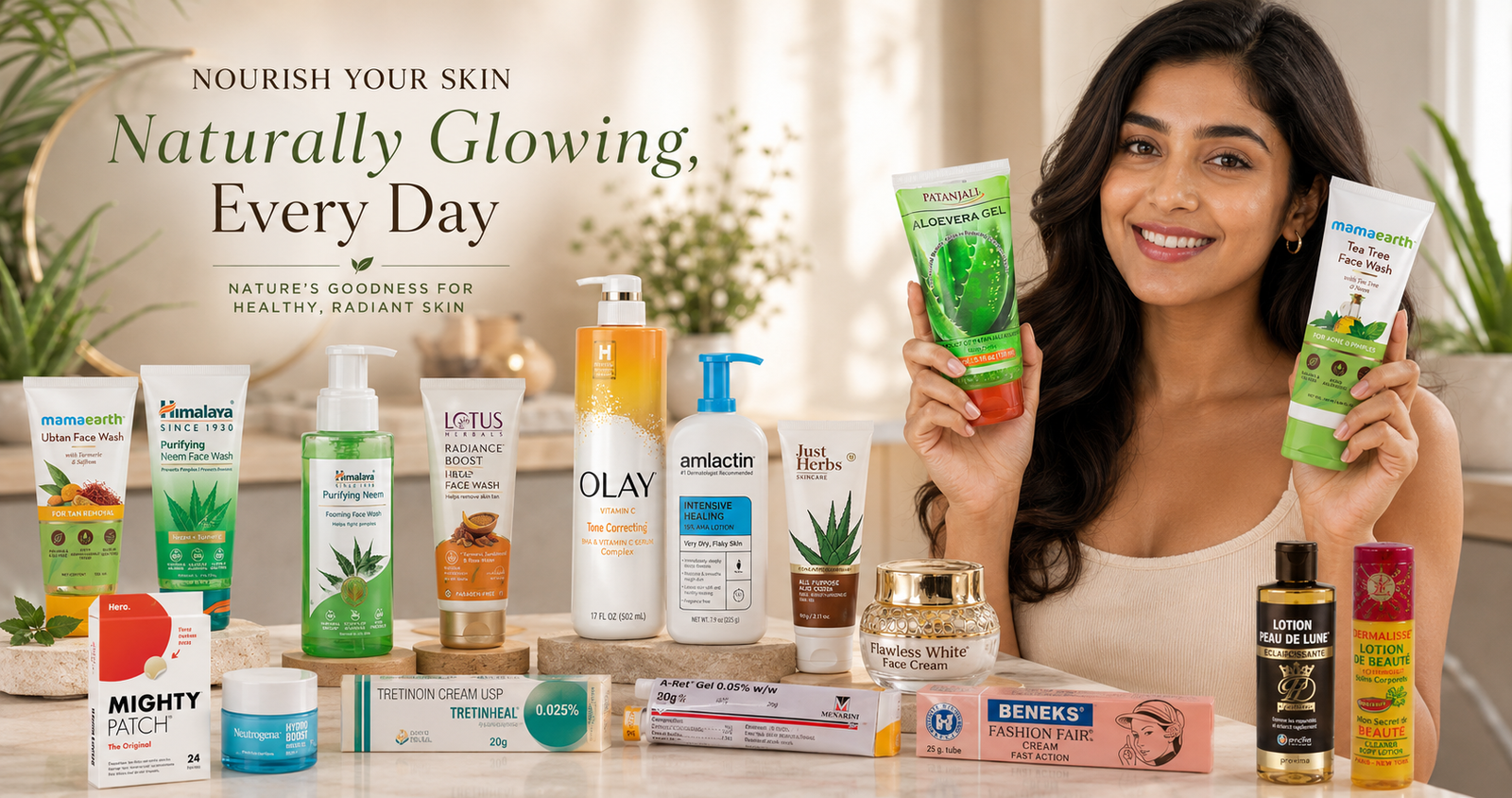 100% authentic skincare